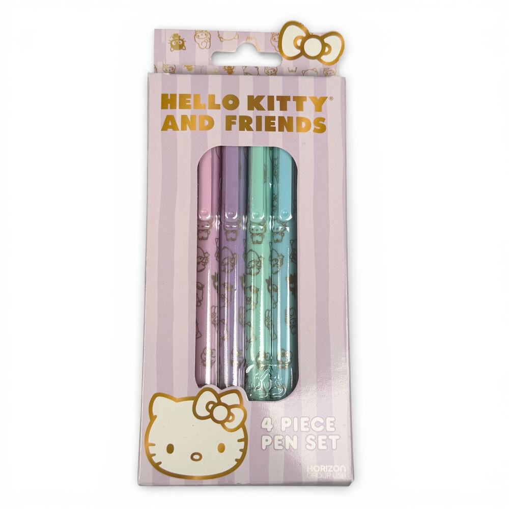 Hello Kitty and Friends 4 Piece Pen Set Sanrio